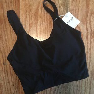 Lemedy Workout Sports Bra Longline Crop Tanktop